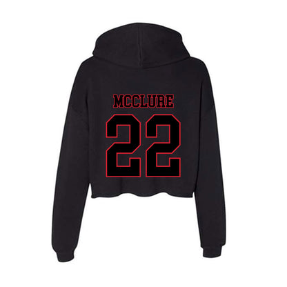 DePaul - NCAA Men's Basketball : Kruz McClure - Classic Shersey Women's Crop Fleece Hoodie-1
