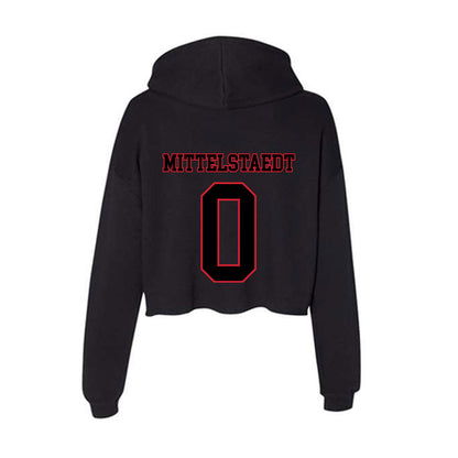 DePaul - NCAA Women's Soccer : Savannah Mittelstaedt - Classic Shersey Women's Crop Fleece Hoodie-1