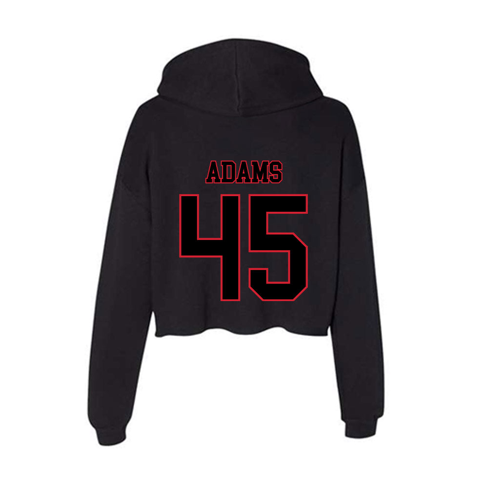 DePaul - NCAA Softball : Jolie Adams - Classic Shersey Women's Crop Fleece Hoodie-1