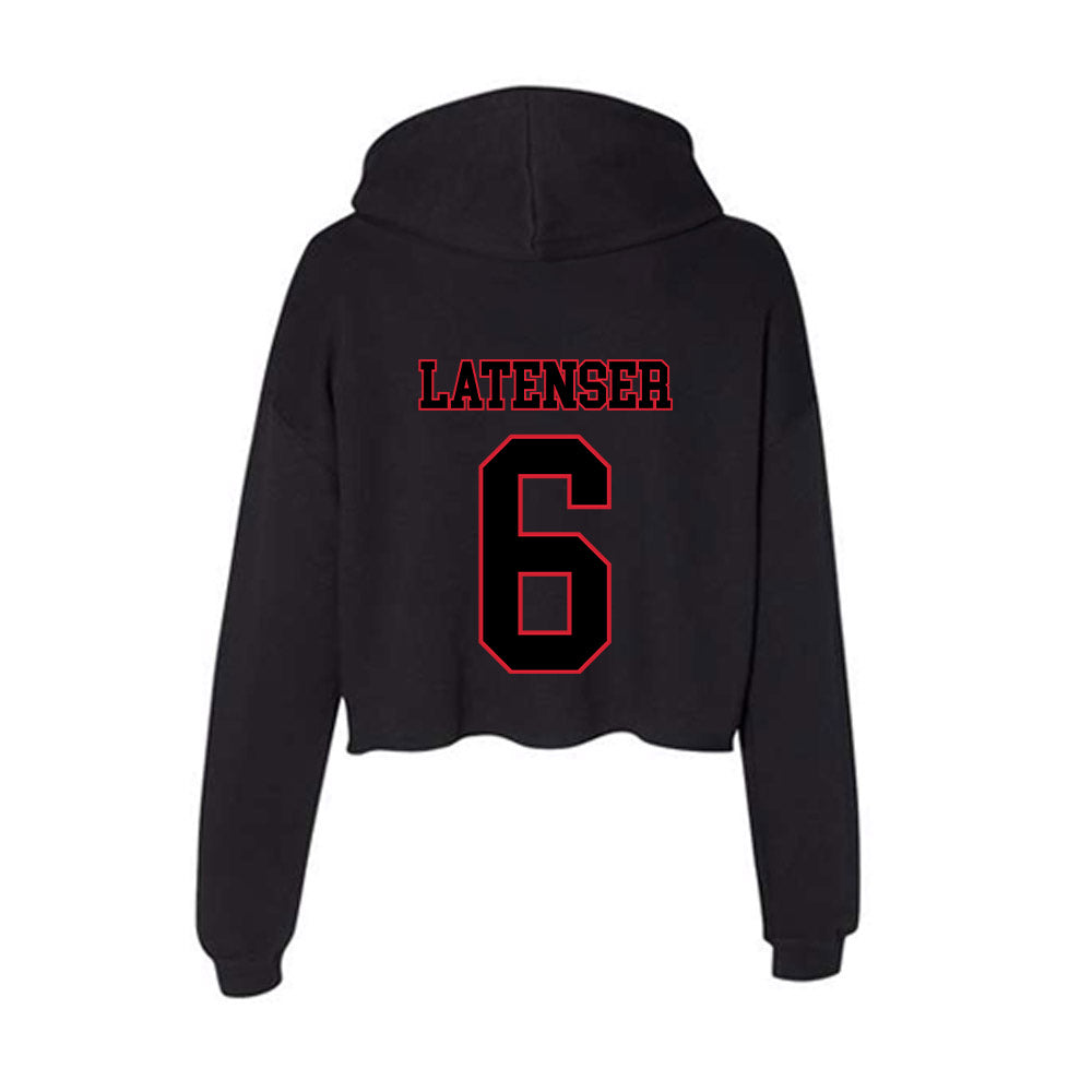 DePaul - NCAA Women's Soccer : Dory Latenser - Classic Shersey Women's Crop Fleece Hoodie-1