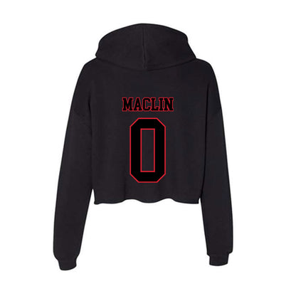 DePaul - NCAA Men's Basketball : Brandon Maclin - Classic Shersey Women's Crop Fleece Hoodie-1