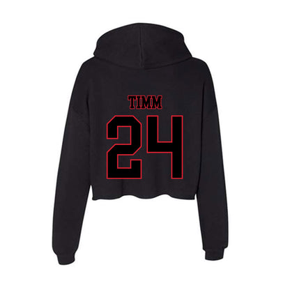 DePaul - NCAA Women's Basketball : Ally Timm - Classic Shersey Women's Crop Fleece Hoodie-1