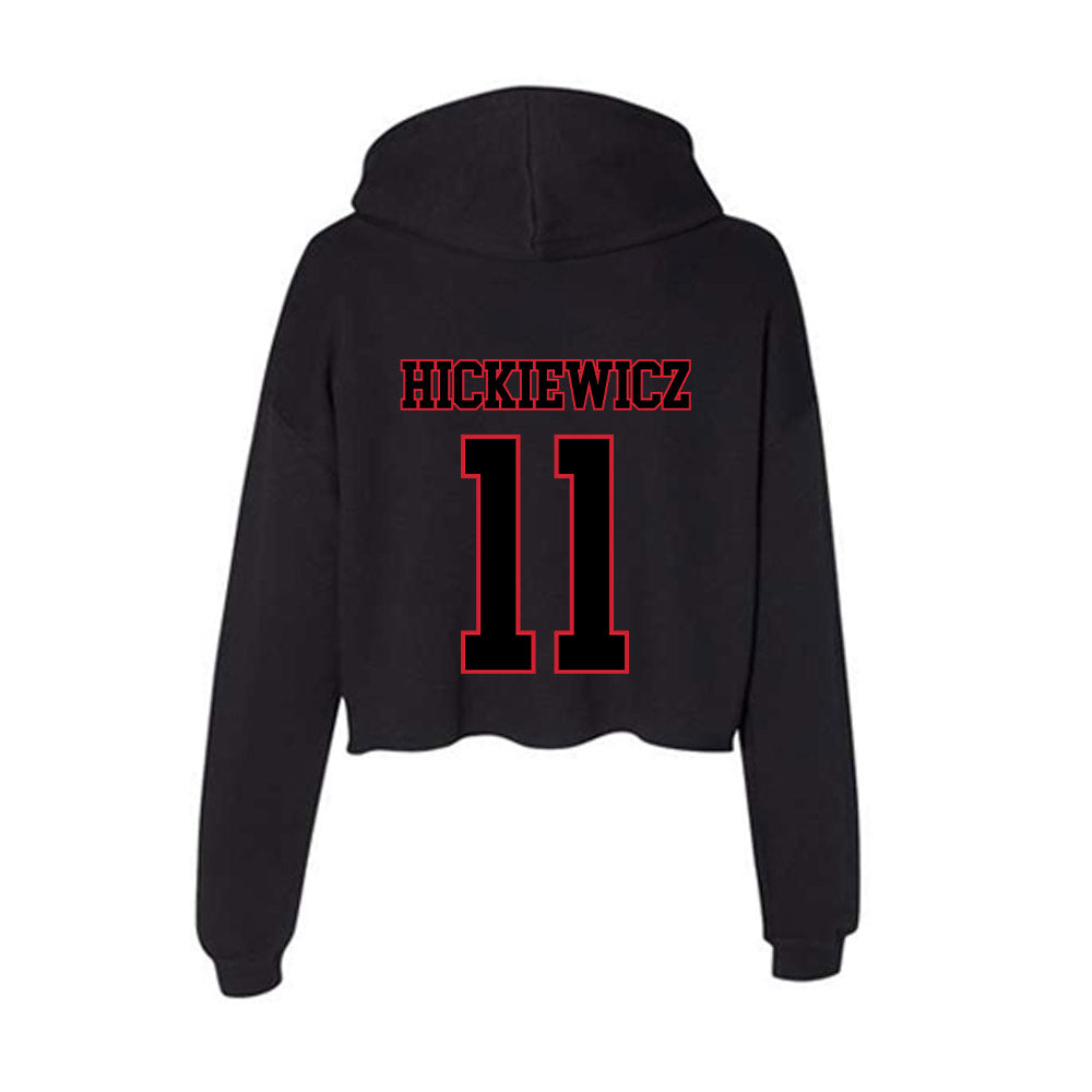 DePaul - NCAA Men's Soccer : Daniel Hickiewicz - Classic Shersey Women's Crop Fleece Hoodie-1