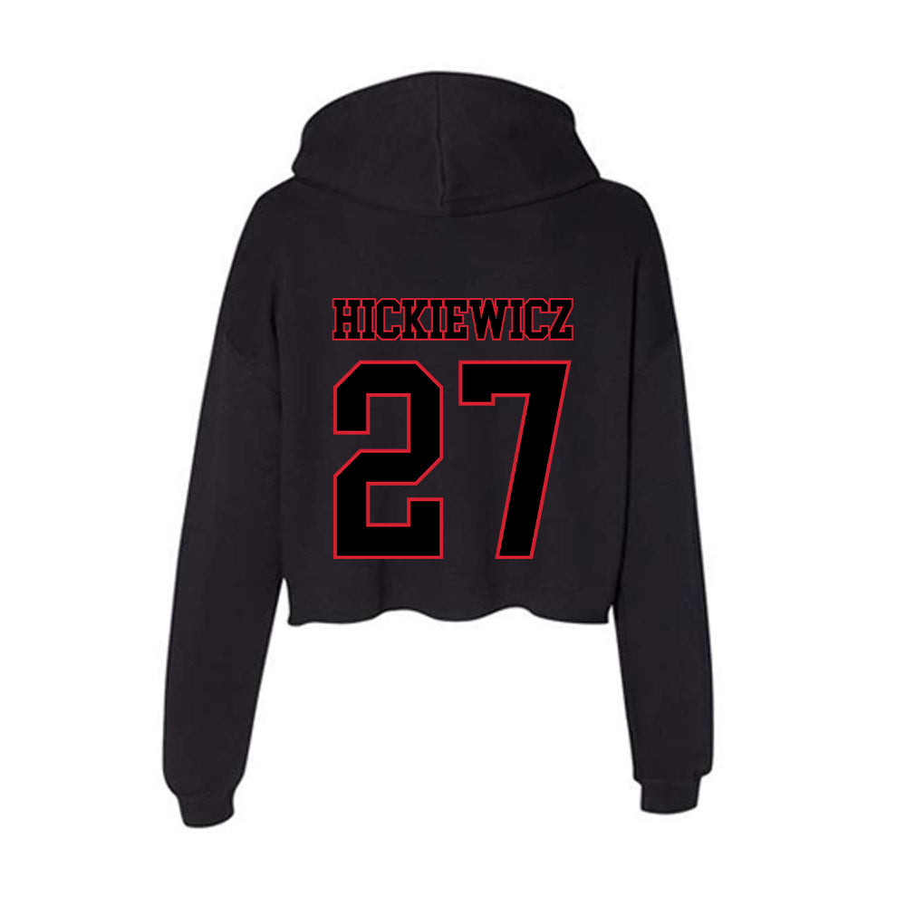 DePaul - NCAA Men's Soccer : Daniel Hickiewicz - Classic Shersey Women's Crop Fleece Hoodie-1