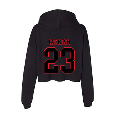 DePaul - NCAA Men's Soccer : Luca Iaccino - Classic Shersey Women's Crop Fleece Hoodie-1