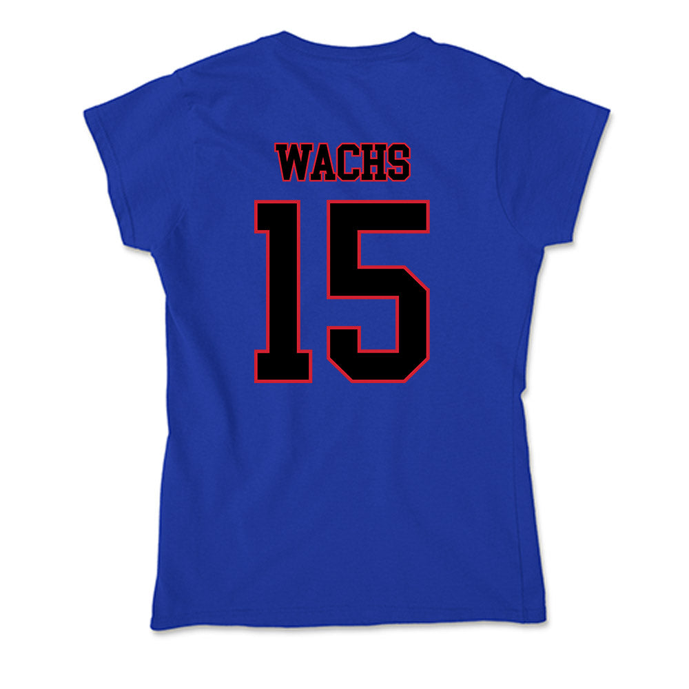 DePaul - NCAA Men's Soccer : Eli Wachs - Soft Style Women’s T-Shirt-1