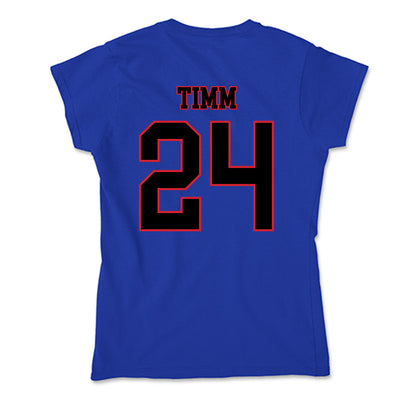DePaul - NCAA Women's Basketball : Ally Timm - Classic Shersey Soft Style Women’s T-Shirt-1