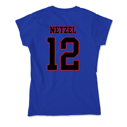 DePaul - NCAA Men's Soccer : Gavin Netzel - Soft Style Women’s T-Shirt-1