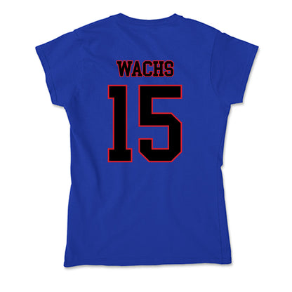 DePaul - NCAA Men's Soccer : Eli Wachs - Classic Shersey Soft Style Women’s T-Shirt-1