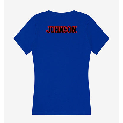 DePaul - NCAA Women's Track & Field : Trixie Johnson - Classic Shersey Women's V-Neck T-Shirt-1