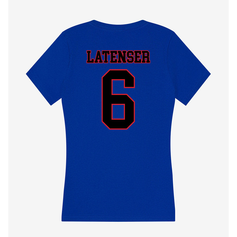 DePaul - NCAA Women's Soccer : Dory Latenser - Classic Shersey Women's V-Neck T-Shirt-1