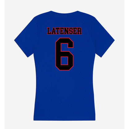 DePaul - NCAA Women's Soccer : Dory Latenser - Classic Shersey Women's V-Neck T-Shirt-1