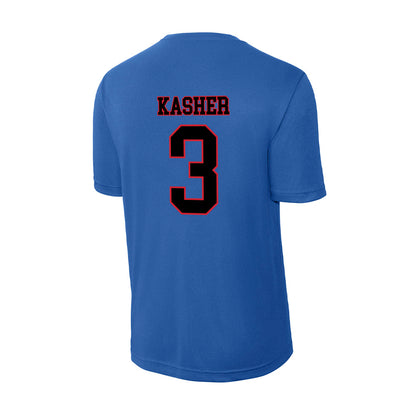 DePaul - NCAA Men's Basketball : Nate Kasher - Classic Shersey Activewear T-Shirt-1