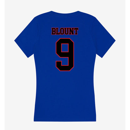 DePaul - NCAA Softball : Kali Blount - Women's V-Neck T-Shirt-1