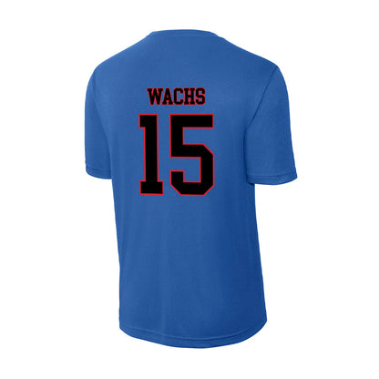 DePaul - NCAA Men's Soccer : Eli Wachs - Activewear T-Shirt-1