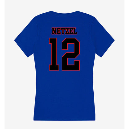 DePaul - NCAA Men's Soccer : Gavin Netzel - Classic Shersey Women's V-Neck T-Shirt-1