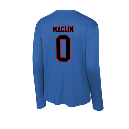 DePaul - NCAA Men's Basketball : Brandon Maclin - Classic Shersey Activewear Long Sleeve T-Shirt-1