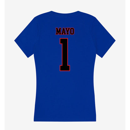 DePaul - NCAA Women's Basketball : Aizhanique Mayo - Classic Shersey Women's V-Neck T-Shirt-1