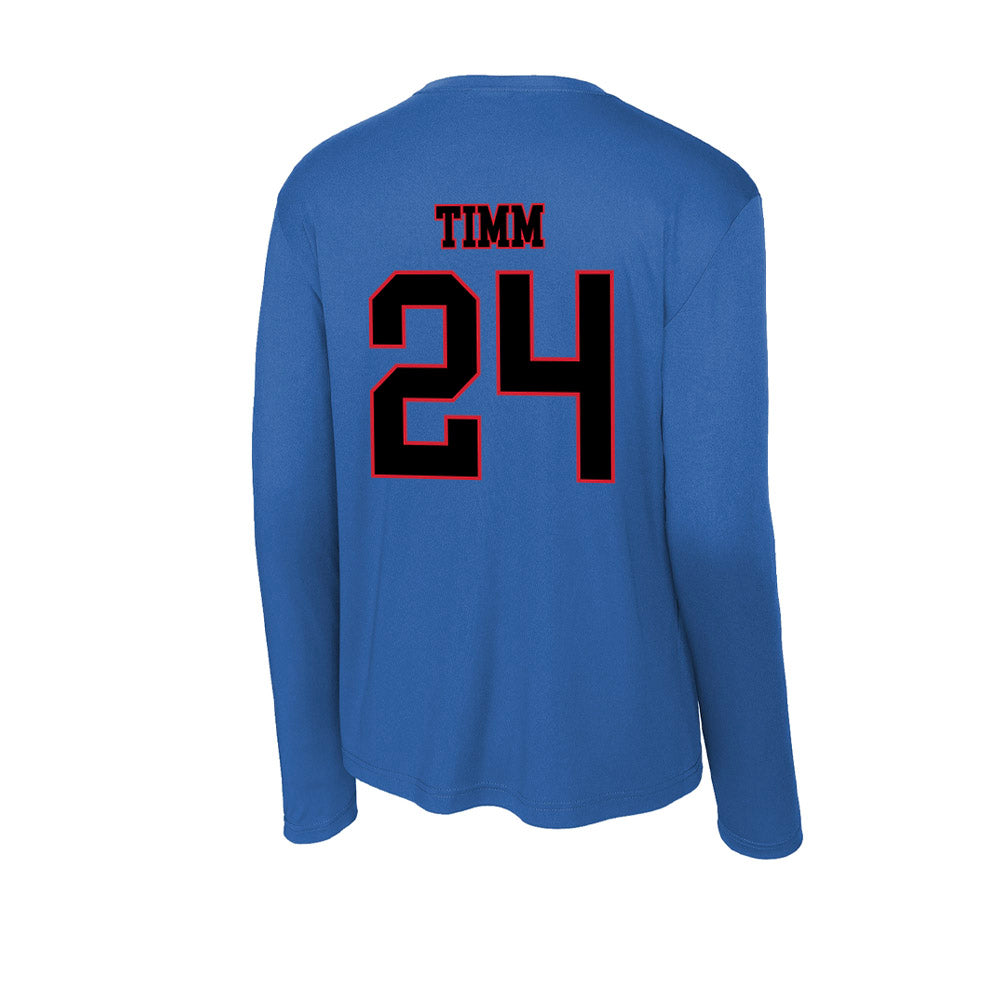 DePaul - NCAA Women's Basketball : Ally Timm - Classic Shersey Activewear Long Sleeve T-Shirt-1