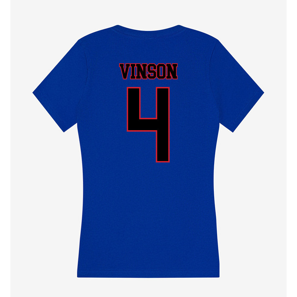 DePaul - NCAA Women's Soccer : Riley Vinson - Classic Shersey Women's V-Neck T-Shirt-1