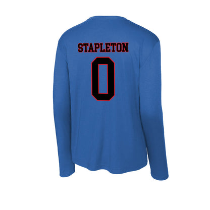 DePaul - NCAA Baseball : Taylor Stapleton - Classic Shersey Activewear Long Sleeve T-Shirt-1