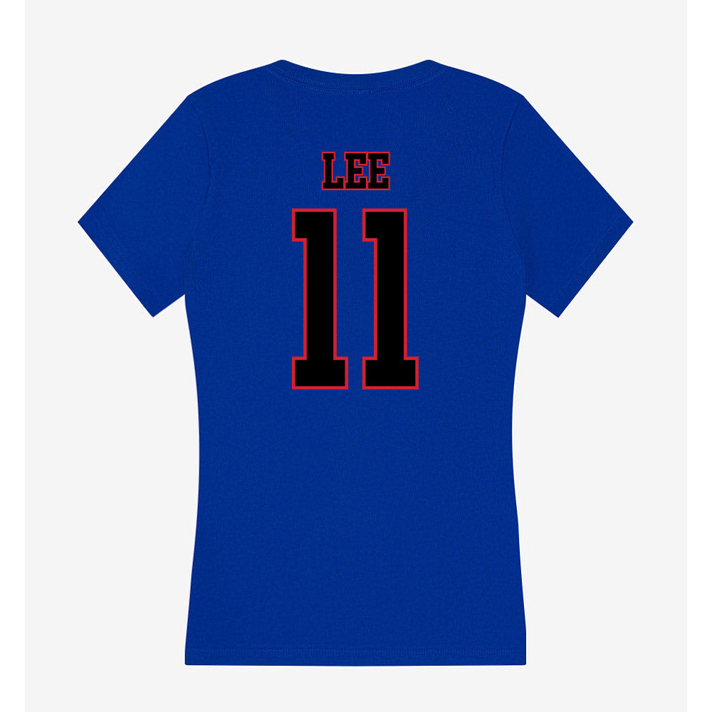 DePaul - NCAA Women's Basketball : Sumer Lee - Classic Shersey Women's V-Neck T-Shirt-1