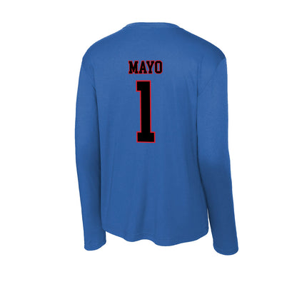 DePaul - NCAA Women's Basketball : Aizhanique Mayo - Classic Shersey Activewear Long Sleeve T-Shirt-1