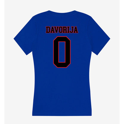 DePaul - NCAA Women's Basketball : Gina Davorija - Classic Shersey Women's V-Neck T-Shirt-1