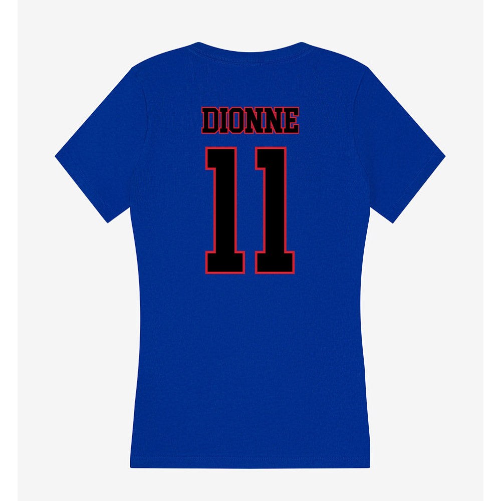 DePaul - NCAA Men's Soccer : Christian Dionne - Classic Shersey Women's V-Neck T-Shirt-1