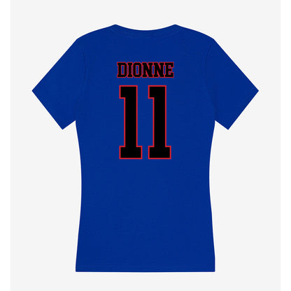 DePaul - NCAA Men's Soccer : Christian Dionne - Classic Shersey Women's V-Neck T-Shirt-1