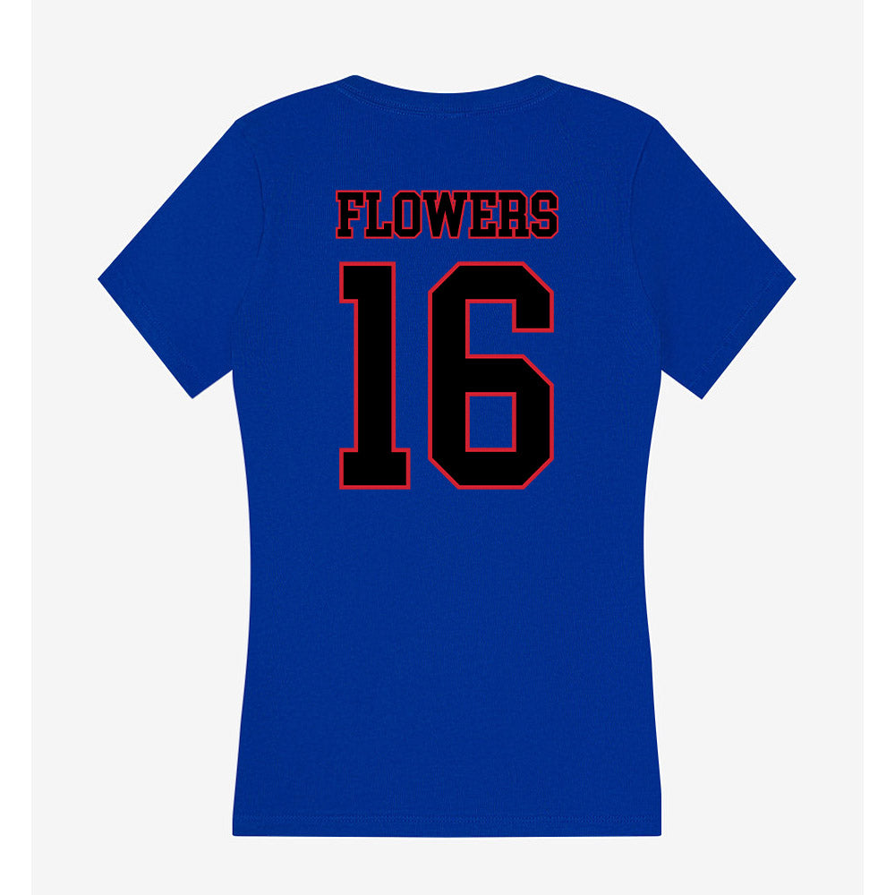 DePaul - NCAA Men's Soccer : Tyler Flowers - Classic Shersey Women's V-Neck T-Shirt-1
