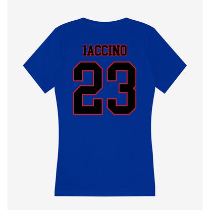 DePaul - NCAA Men's Soccer : Luca Iaccino - Classic Shersey Women's V-Neck T-Shirt-1
