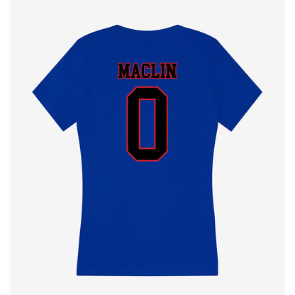 DePaul - NCAA Men's Basketball : Brandon Maclin - Classic Shersey Women's V-Neck T-Shirt-1