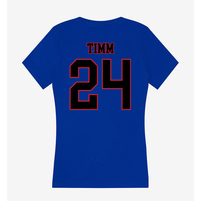 DePaul - NCAA Women's Basketball : Ally Timm - Classic Shersey Women's V-Neck T-Shirt-1