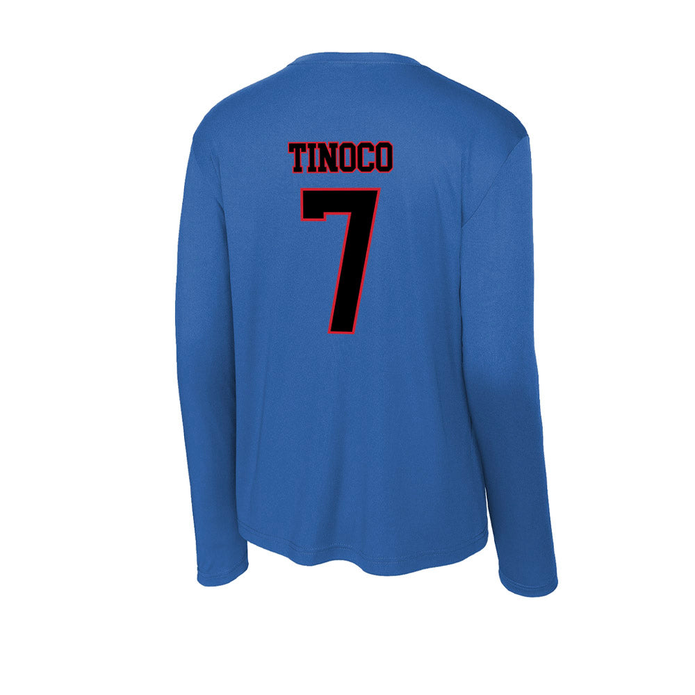 DePaul - NCAA Men's Soccer : Sam Tinoco - Activewear Long Sleeve T-Shirt-1