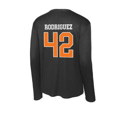 Texas Arlington - NCAA Women's Basketball : Jeanne Rodriguez - Activewear Long Sleeve T-Shirt-1