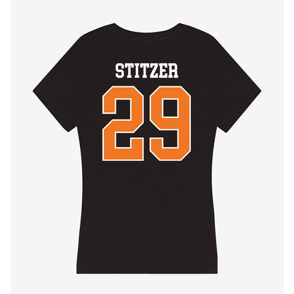 Texas Arlington - NCAA Women's Volleyball : Morgan Stitzer - Women's V-Neck T-Shirt-1