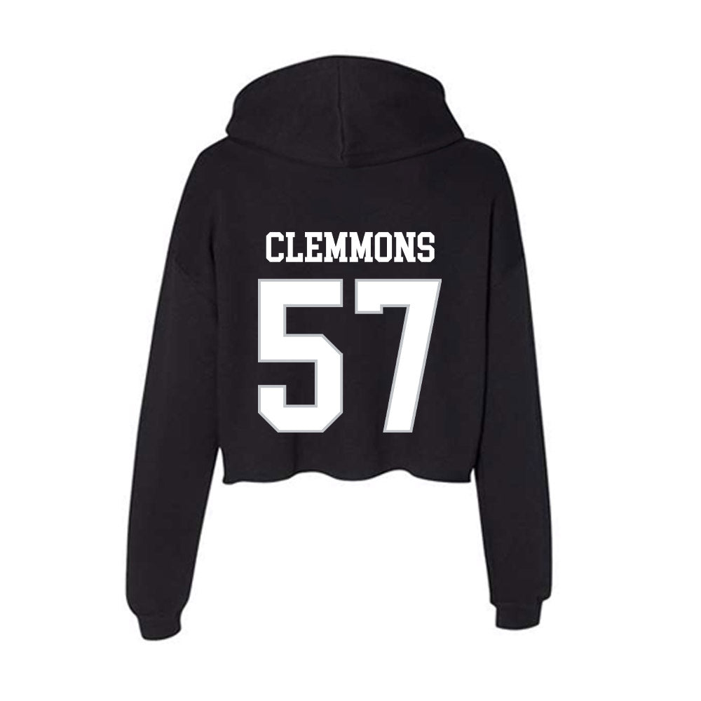 Rice - NCAA Football : Aquantis Clemmons - Women's Crop Fleece Hoodie-1