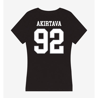 Rice - NCAA Football : Luca Akirtava - Women's V-Neck T-Shirt-1