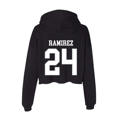 Rice - NCAA Women's Soccer : Elliana Ramirez - Women's Crop Fleece Hooded Sweatshirt-1