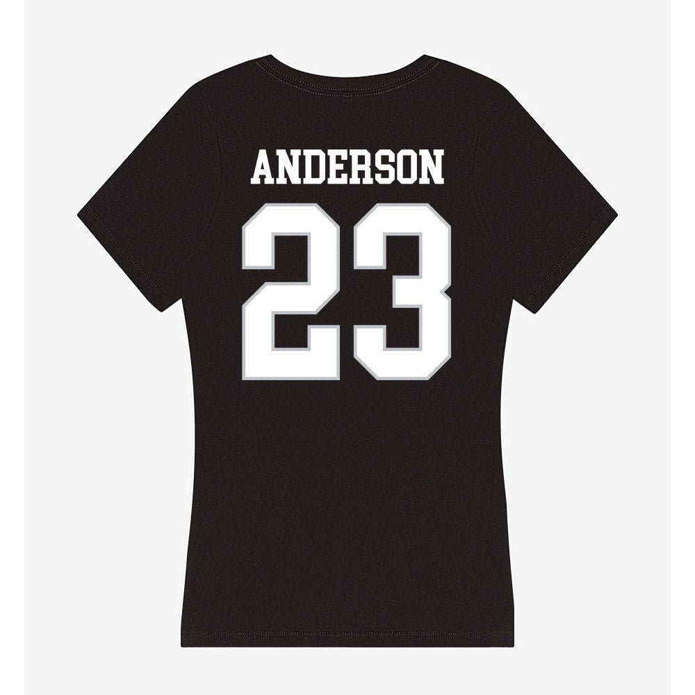 Rice - NCAA Men's Basketball : Nick Anderson - Women's V-Neck T-Shirt-1