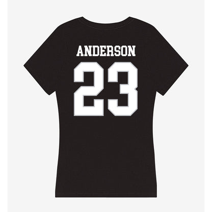 Rice - NCAA Men's Basketball : Nick Anderson - Women's V-Neck T-Shirt-1