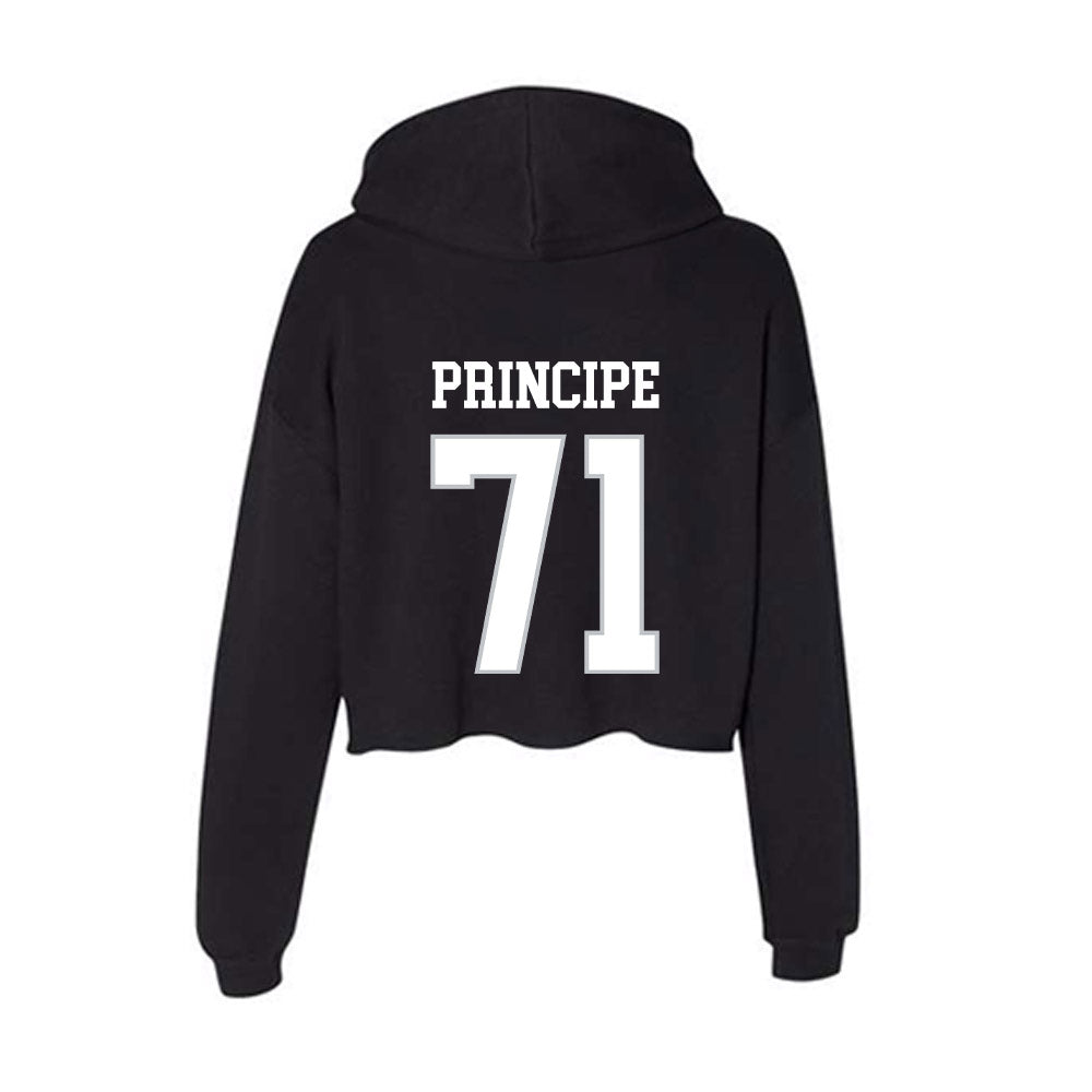 Rice - NCAA Football : Cole Principe - Women's Crop Fleece Hoodie-1