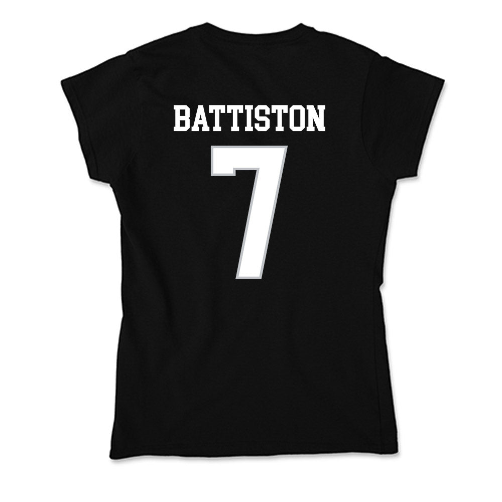 Rice - NCAA Women's Basketball : Louann Battiston - Soft Style Women’s T-Shirt-1