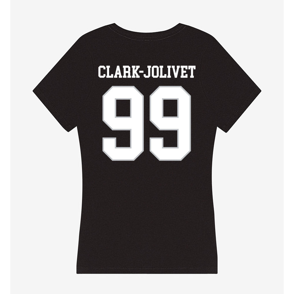 Rice - NCAA Football : Christopher Clark-Jolivet - Women's V-Neck T-Shirt-1