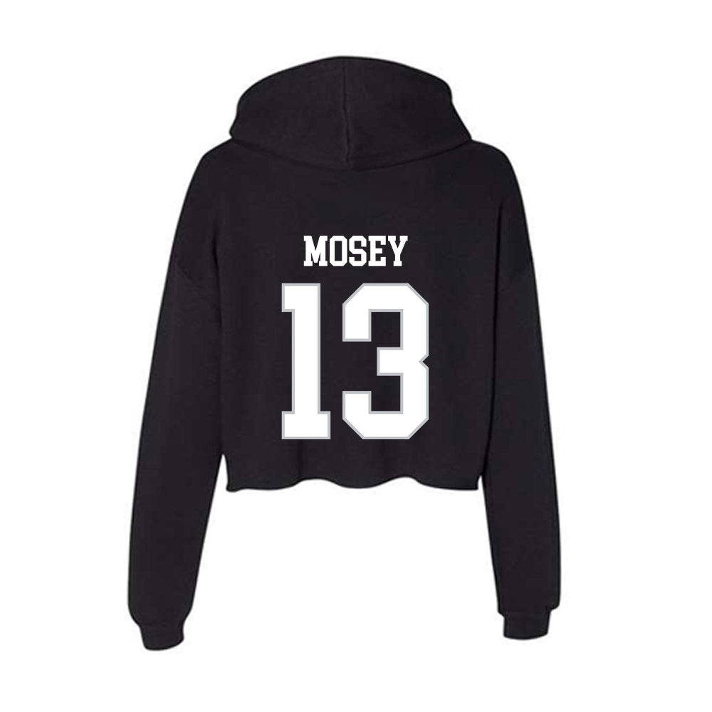 Rice - NCAA Football : Maxwell Mosey - Women's Crop Fleece Hooded Sweatshirt-1
