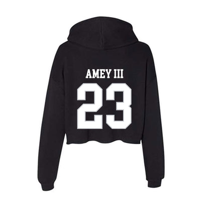 Rice - NCAA Football : Michael Amey III - Women's Crop Fleece Hoodie-1