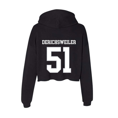 Rice - NCAA Football : Phoenix Derichsweiler - Women's Crop Fleece Hoodie-1