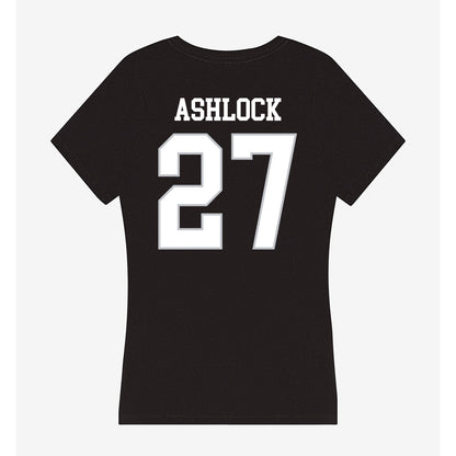 Rice - NCAA Baseball : Mason Ashlock - Women's V-Neck T-Shirt-1
