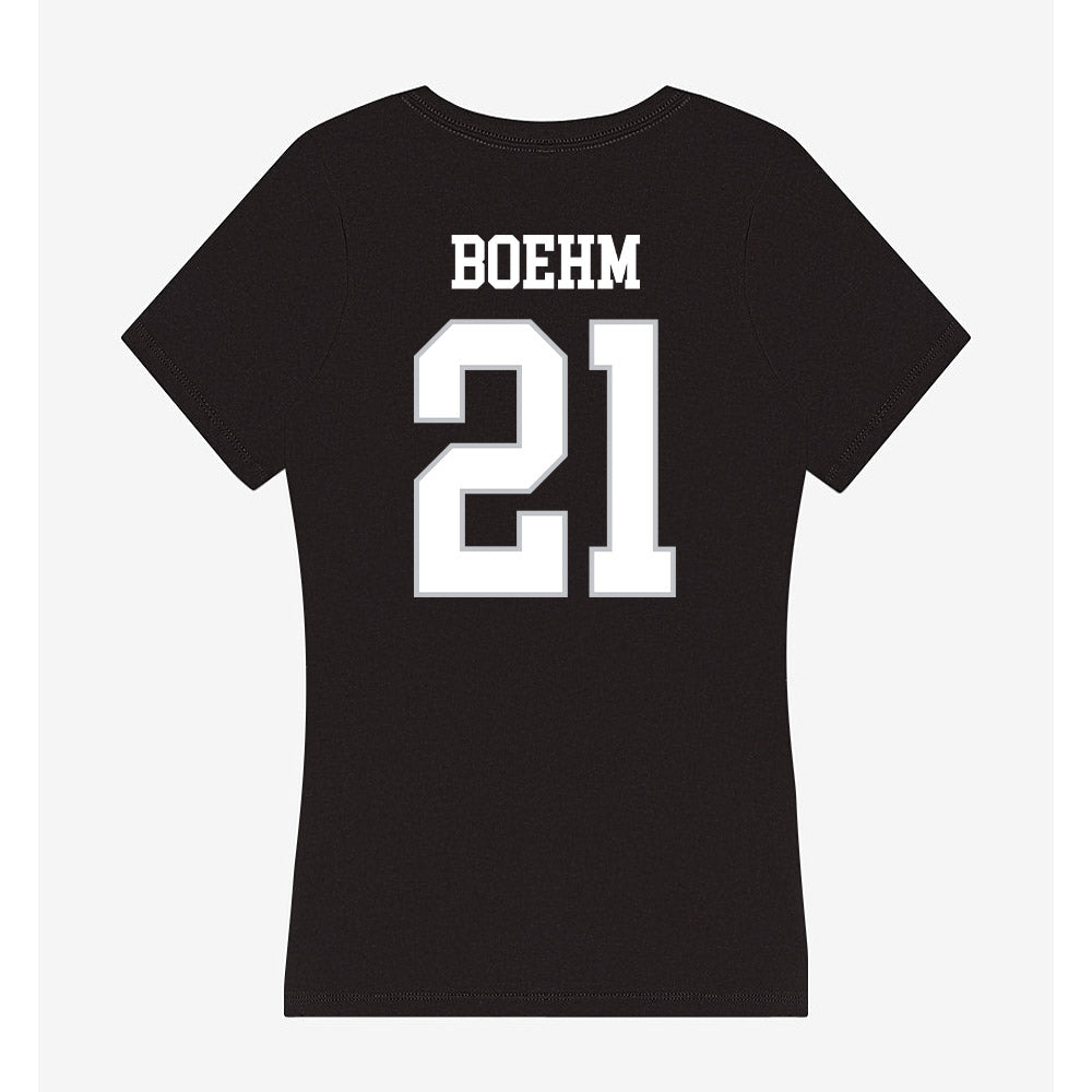 Rice - NCAA Baseball : Garet Boehm - Women's V-Neck T-Shirt-1